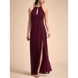Burgundy BHLDN DRESS